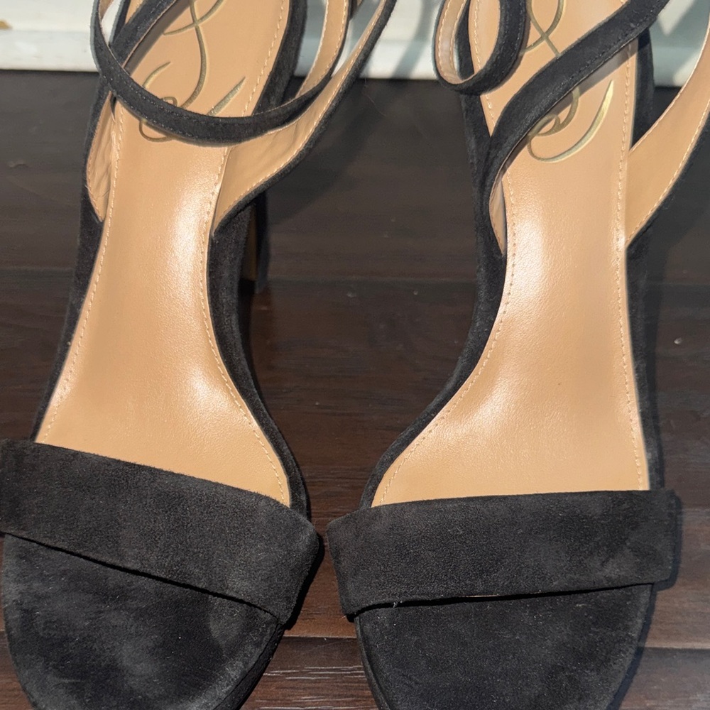 Sam Edelman Black Suede Heels